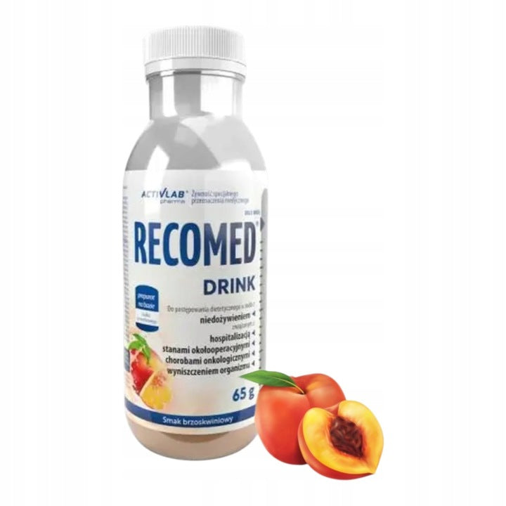 Recomed Drink Activlab brzoskwinia 65 g odżywka medyczna na niedożywienie