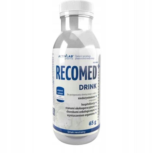 Recomed Drink Activlab neutralní 65 g - medicínská výživa při podvýživě