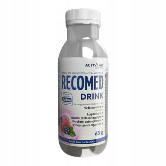 Recomed Drink Activlab lesní plody 65 g - medicinální výživa při podvýživě