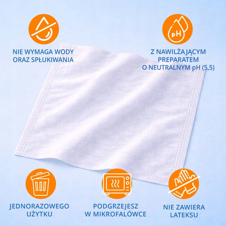 SINMED Jednorázové žínky pro bezvodé mytí těla – 12 ks