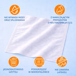 SINMED Jednorázové žínky pro bezvodé mytí těla – 12 ks