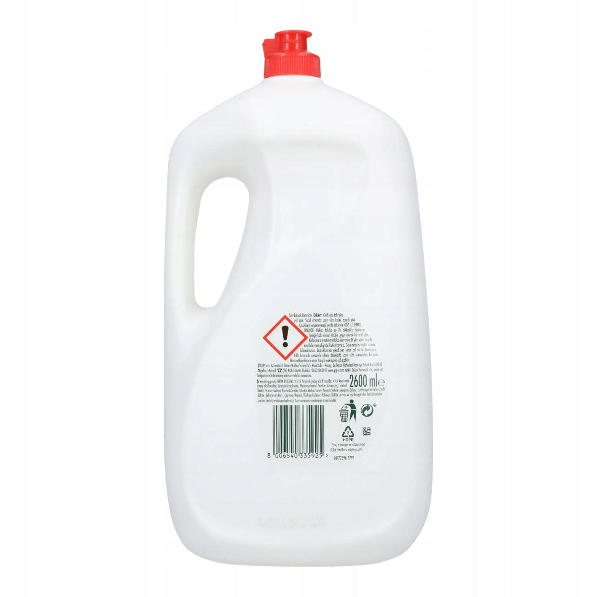 Mycí prostředek na nádobí Fairy Lemon 2600ml 