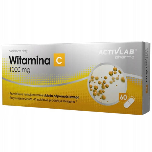 Vitamin C 1000 mg 60 kapslí Activlab Odolnost posílení