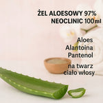 Aloe Vera gel 97% NeoClinic 100ml Aloe Allantoin Panthenol face body hair