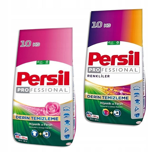 Persil Deep Clean prací prášek na bílé i barevné prádlo, sada 20 kg 