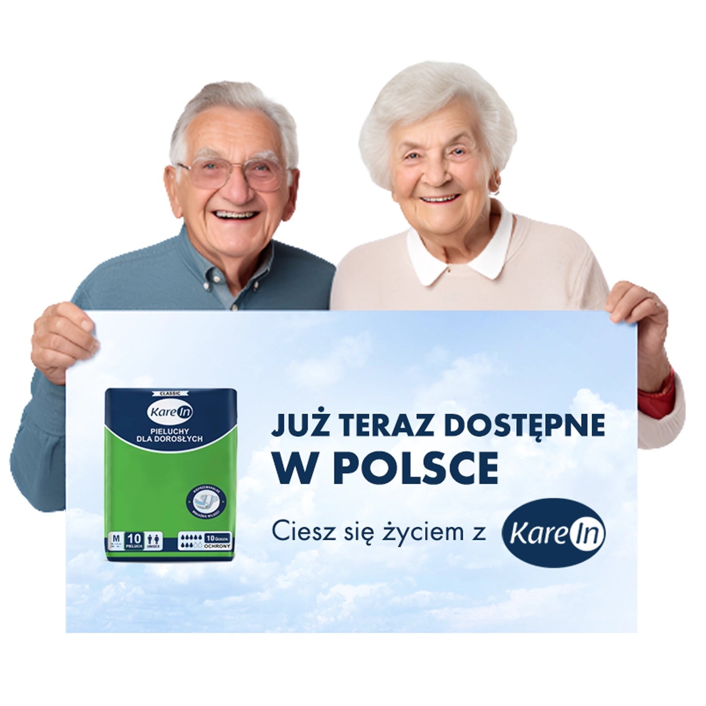 10 ks - Pleny pro dospělé (až 10 hodin ochrany) - KAREIN Classic