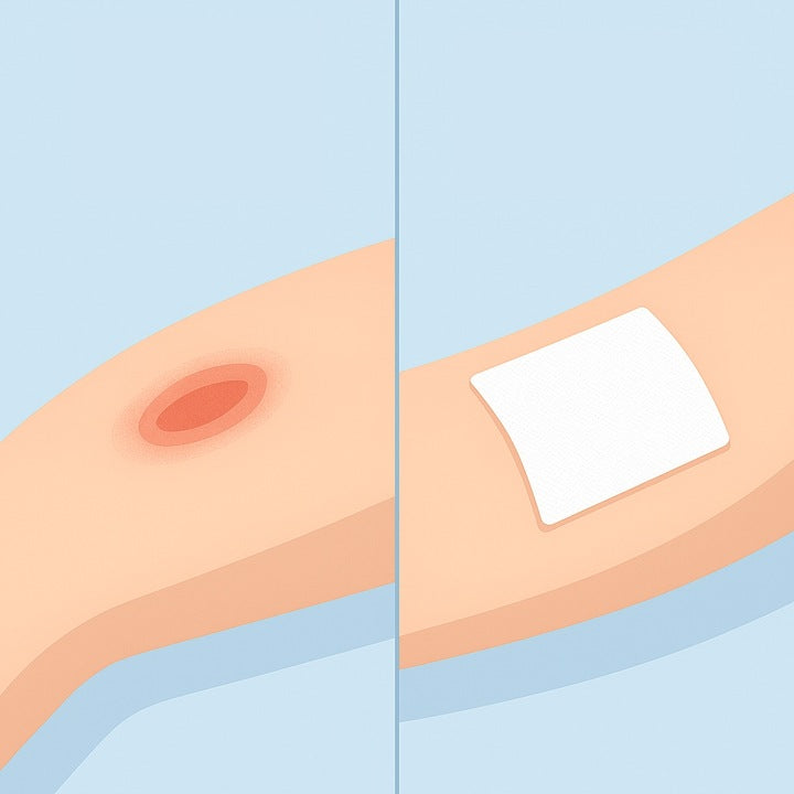 Kompresy gazowe niejałowe 10x10cm 8-warstwowe medyczne 100 szt.