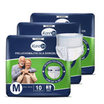 30 ks - Plenové kalhotky pro dospělé (až 10 hodin ochrany) - KAREIN Classic