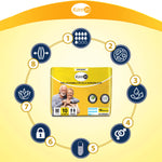 10 ks - Plenové kalhotky pro dospělé (až 16 hodin ochrany) - KAREIN Overnight