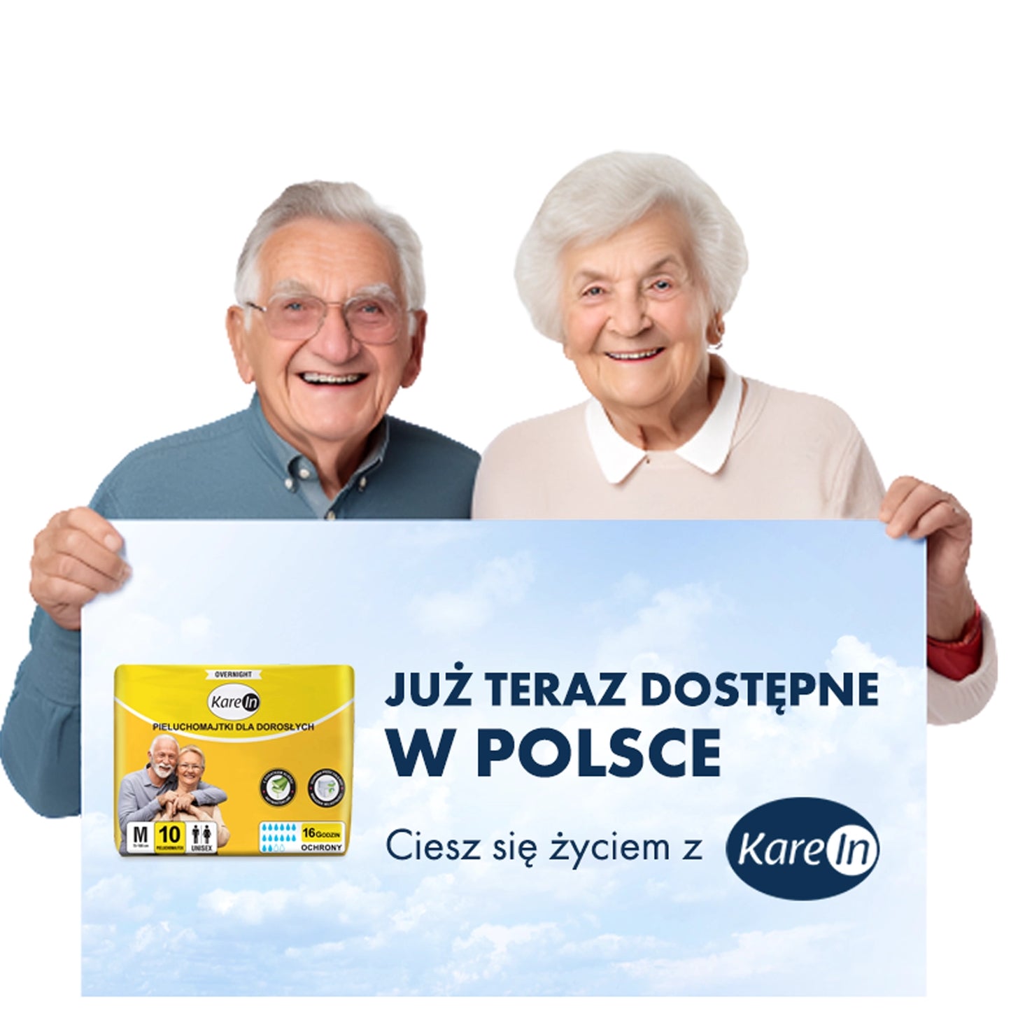 30 ks - Plenové kalhotky pro dospělé (až 16 hodin ochrany) - KAREIN Overnight