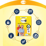 10 ks - Pleny pro dospělé (až 16 hodin ochrany) - KAREIN Overnight