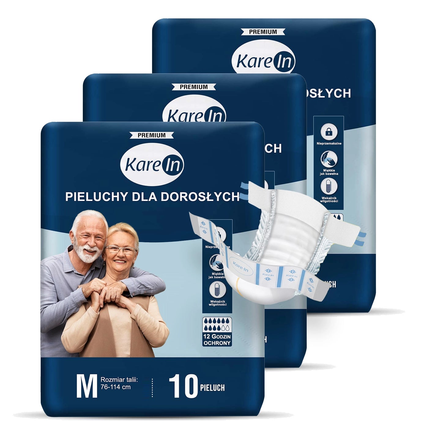 30 ks - Pleny pro dospělé (až 12 hodin ochrany) - KAREIN Premium