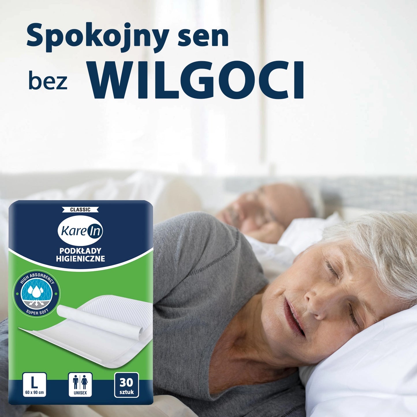 30 kusů. Hygienické vložky CLASSIC 60-90 cm