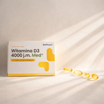 BioPharm Vitamín D3 4000 IU ve slunečnicovém oleji 60 kapslí softgel