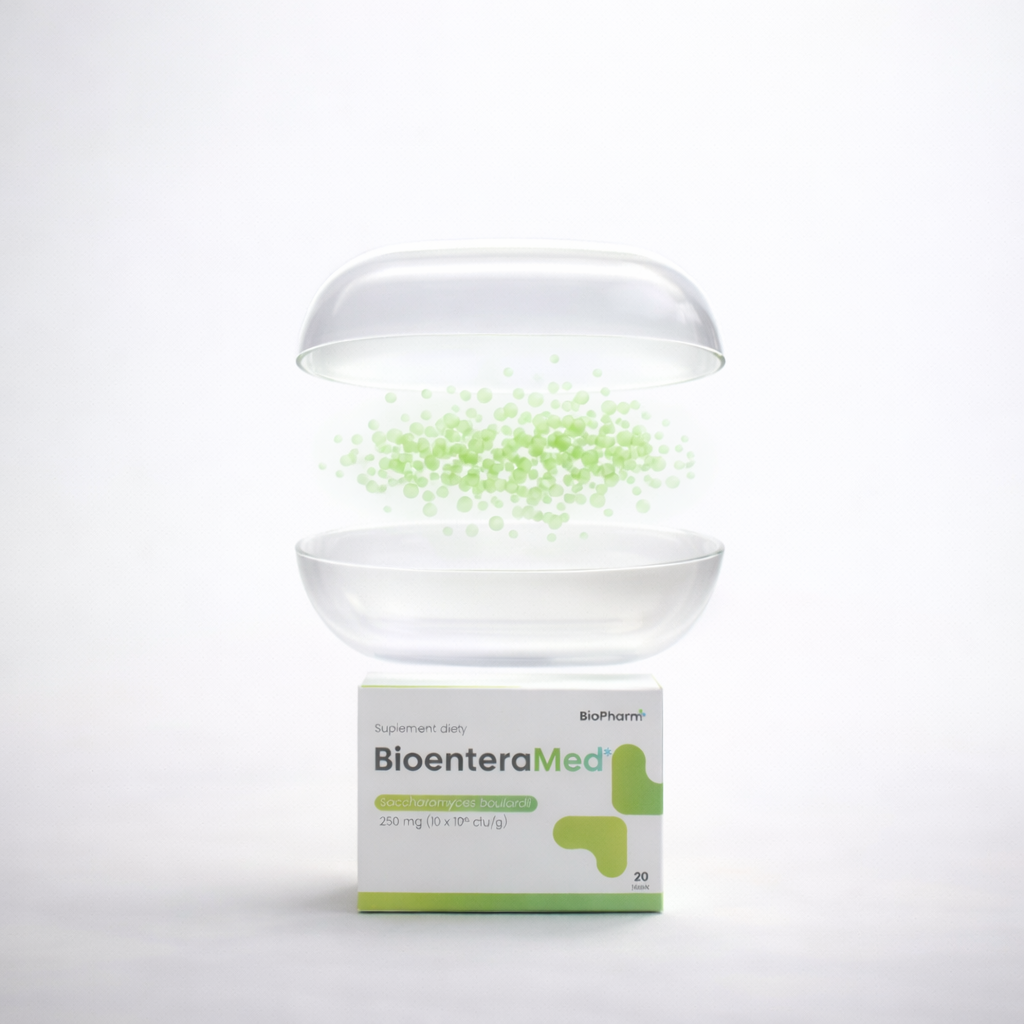 Probiotikum Bioentera Med BioPharm Saccharomyces boulardii 250 mg 20 kapslí