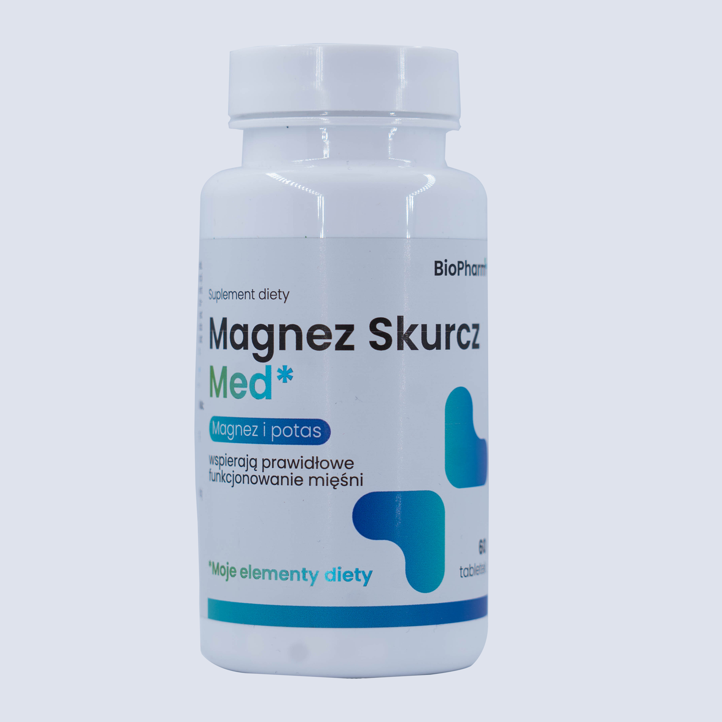 BioPharm Magnez Skurcz MED – hořčík a draslík na svalové křeče – 60 tablet