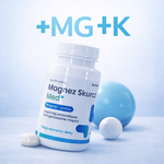 BioPharm Magnez Skurcz MED – hořčík a draslík na svalové křeče – 60 tablet