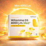 BioPharm Vitamín D3 4000 IU ve slunečnicovém oleji 60 kapslí softgel
